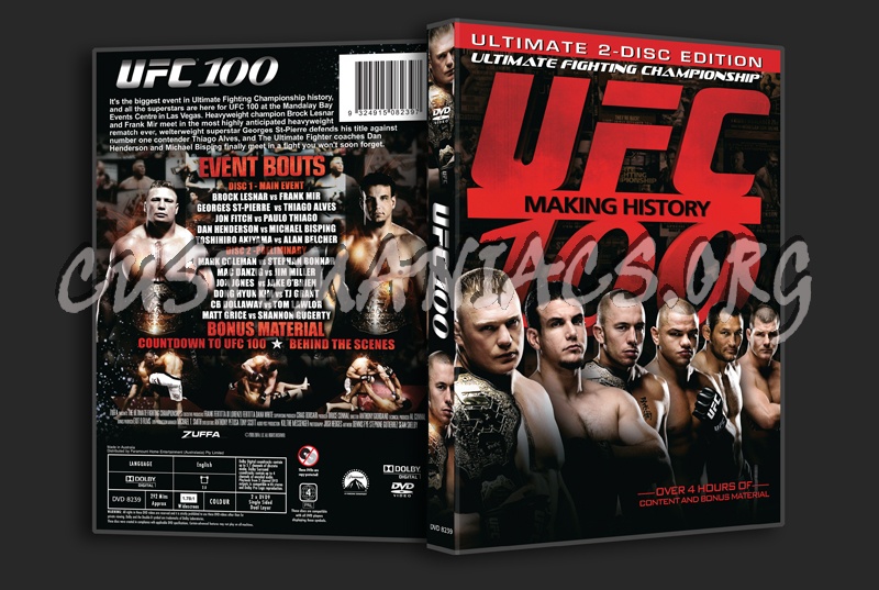 UFC 100 Making History dvd cover