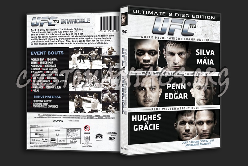 UFC 112 Invincible dvd cover