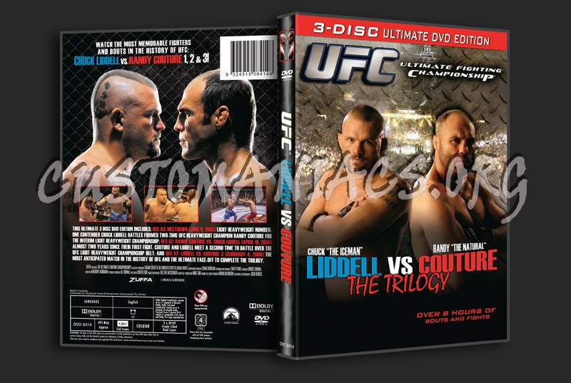 UFC Liddel VS Couture dvd cover