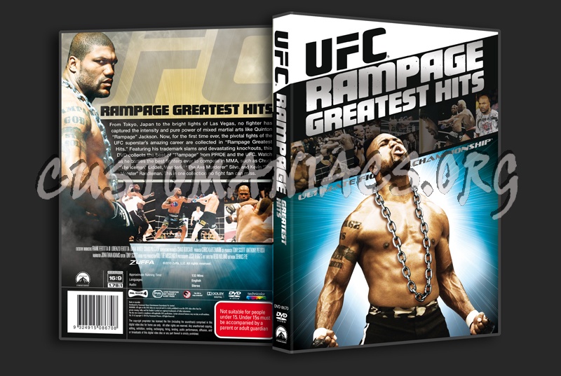 UFC Rampage Greatest Hits dvd cover