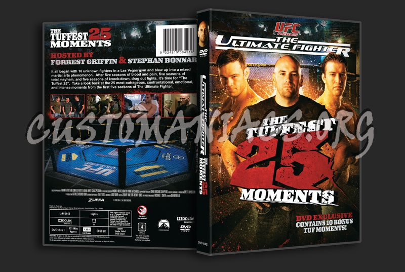 UFC The Tuffest 25 Moments dvd cover