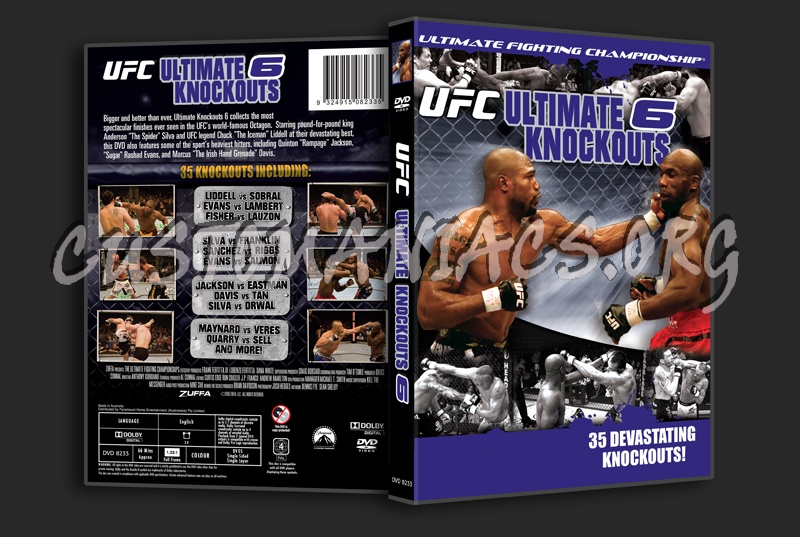 UFC Ultimate Knockouts 6 dvd cover