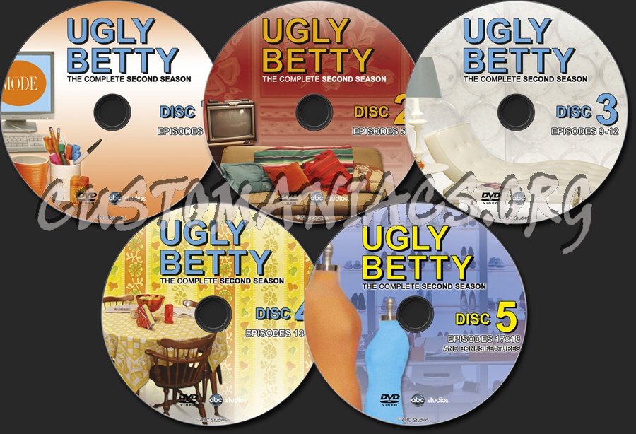 Ugly Betty Season 2 dvd label