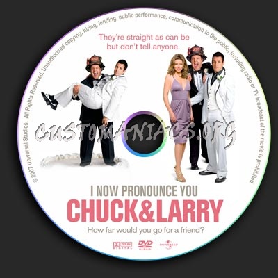 I Now Pronounce You Chuck & Larry dvd label