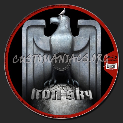 Iron Sky blu-ray label