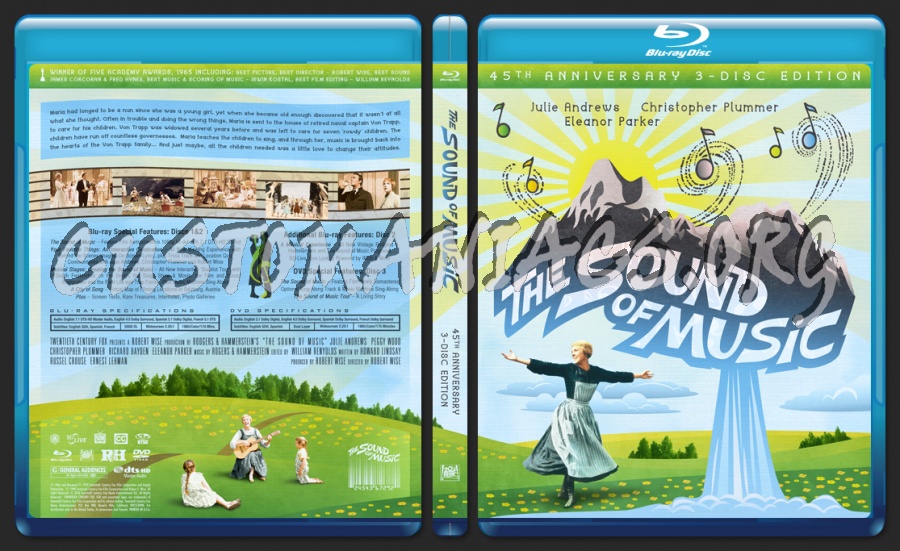 The Sound of Music blu-ray cover