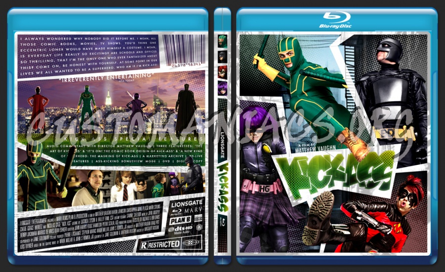 Kick-Ass blu-ray cover