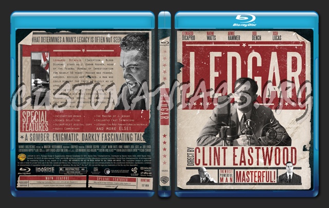 J.Edgar blu-ray cover