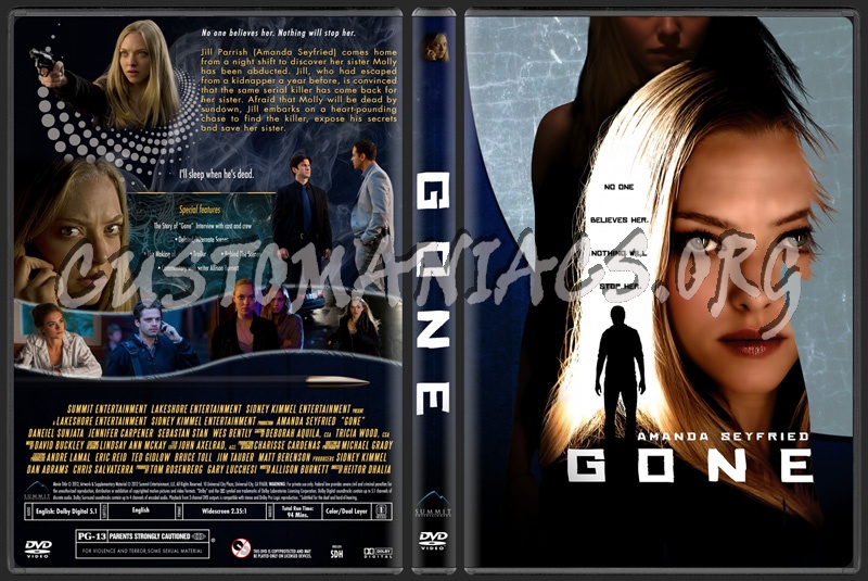 Gone dvd cover