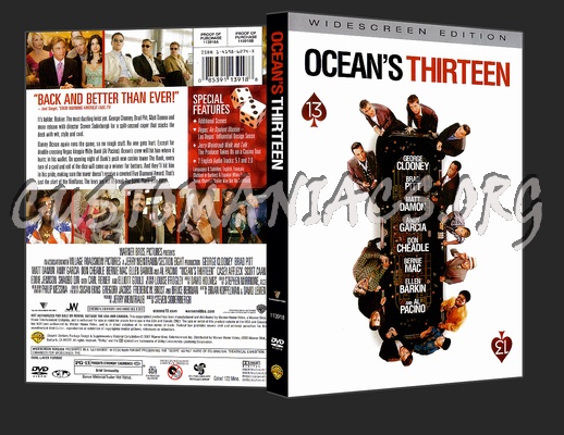 Ocean's Thirteen dvd cover