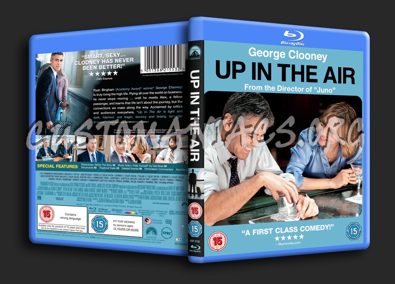 Up in the Air blu-ray cover