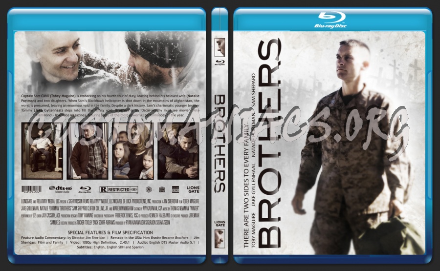 Brothers blu-ray cover