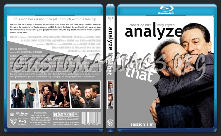 Analyze This & Analyze That blu-ray cover