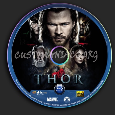 Thor blu-ray label