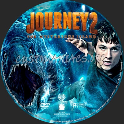 Journey 2: The Mysterious Island dvd label