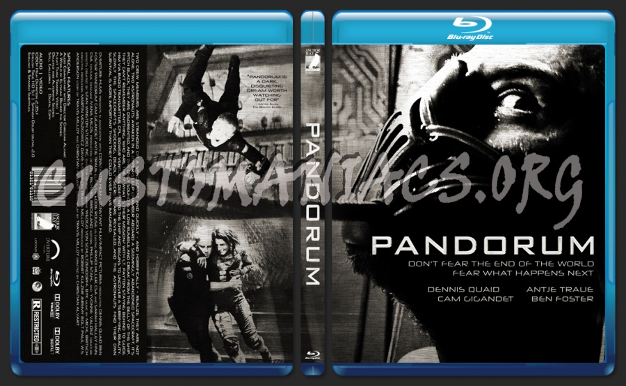 Pandorum blu-ray cover