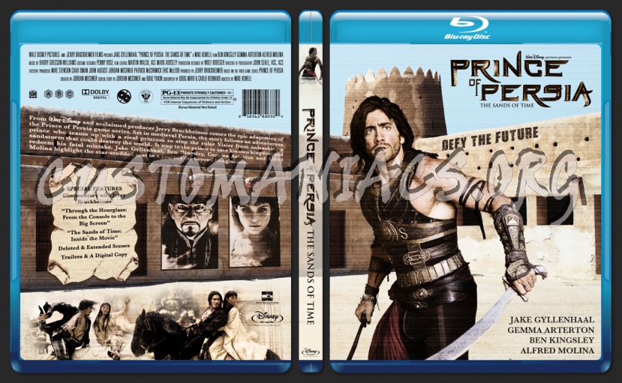 Prince of Persia: The Sands of Time blu-ray cover