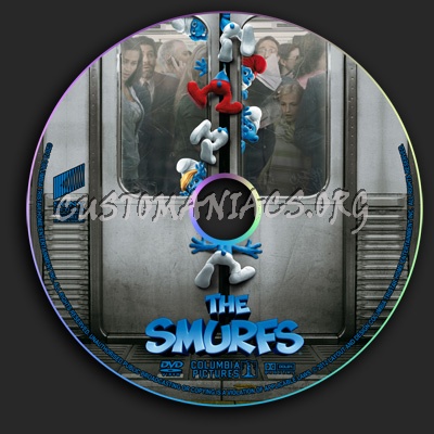 The Smurfs dvd label