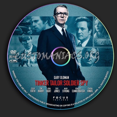 Tinker Tailor Soldier Spy dvd label