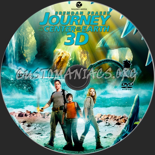 Journey to the Center of the Earth dvd label