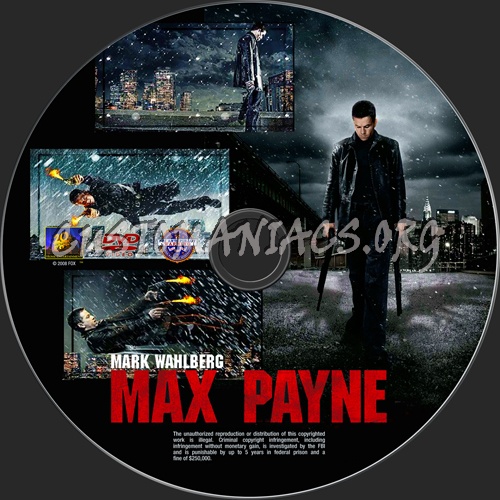 Max Payne dvd label