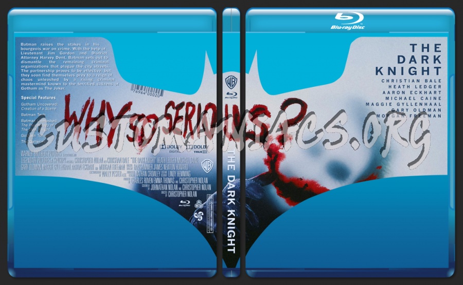 The Dark Knight Series Cut-Out Set blu-ray cover