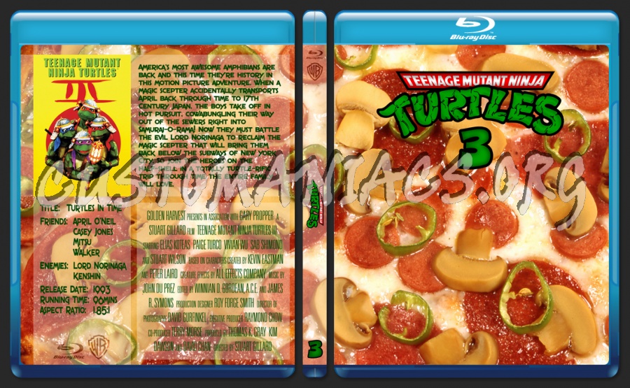 Teenage Mutant Ninja Turtles Collection blu-ray cover