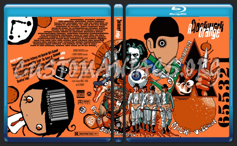 A Clockwork Orange blu-ray cover