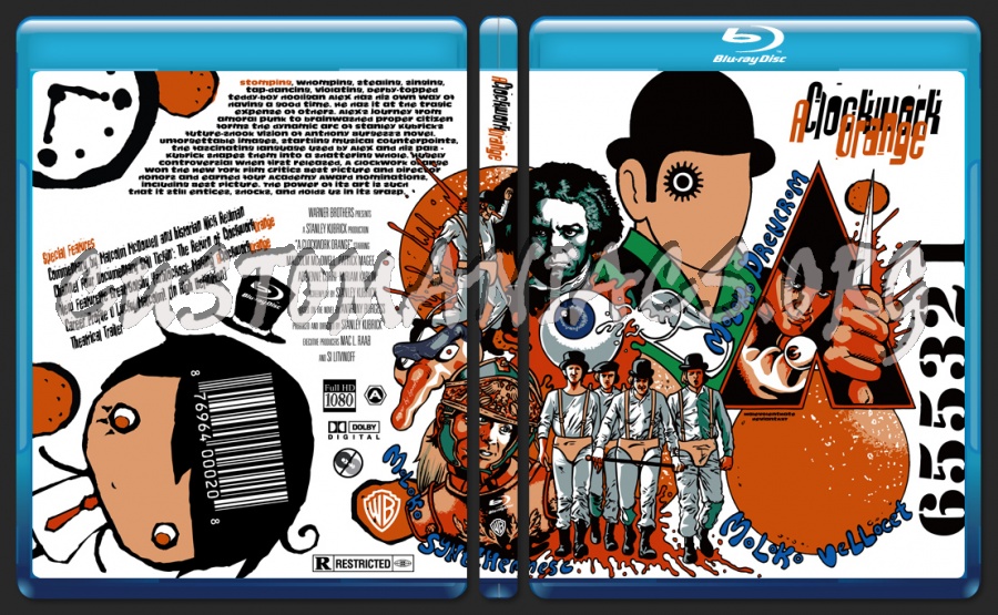 A Clockwork Orange blu-ray cover