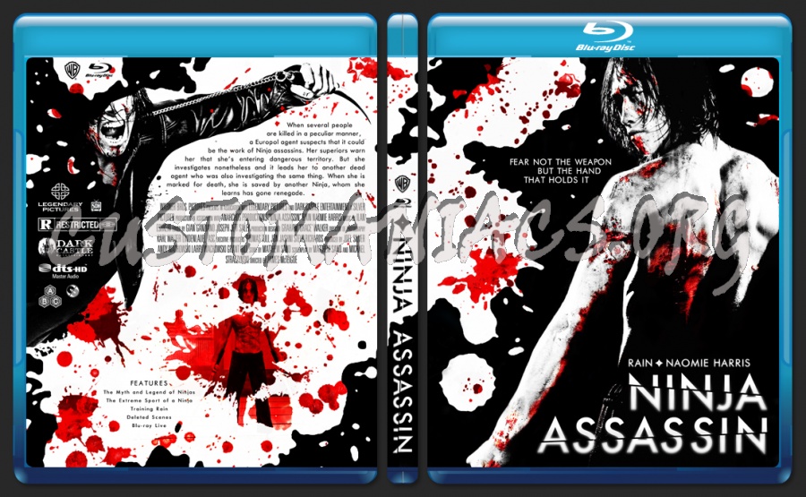 Ninja Assassin blu-ray cover