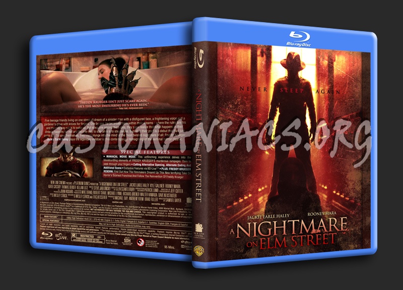 A Nightmare On Elm Street (2010) blu-ray cover