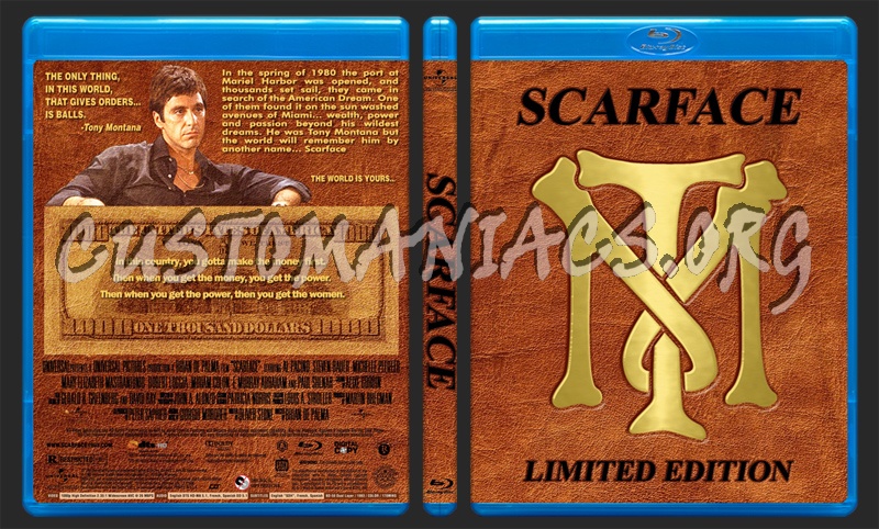 Scarface blu-ray cover