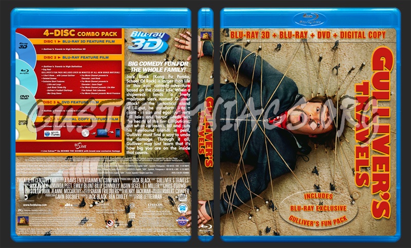 Gulliver's Travels blu-ray cover