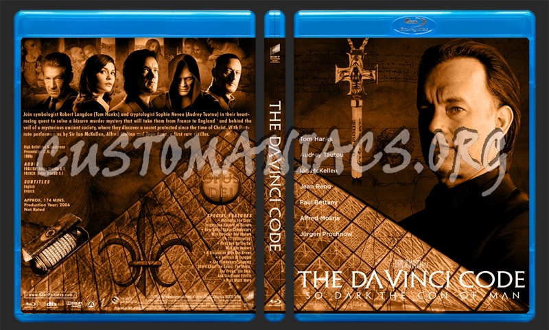 The Da Vinci Code blu-ray cover