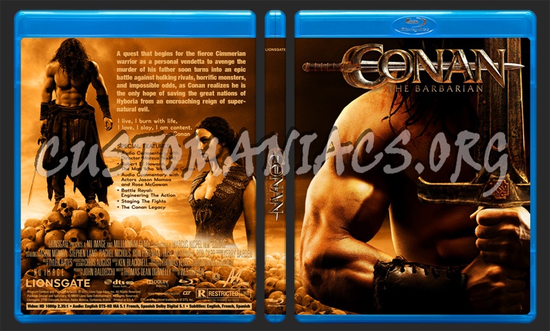 Conan (2011) blu-ray cover