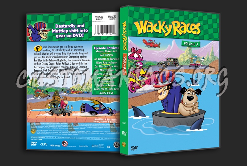 Wacky Races Volume 3 dvd cover