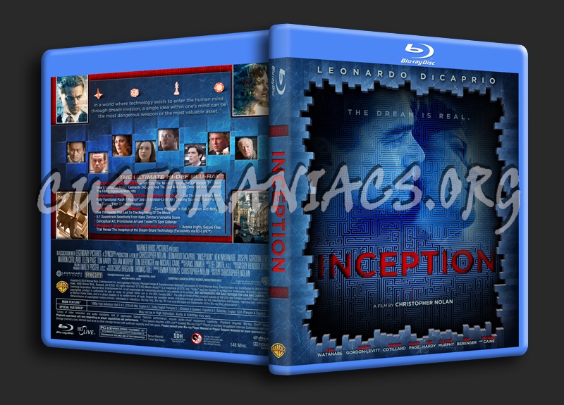 Inception blu-ray cover