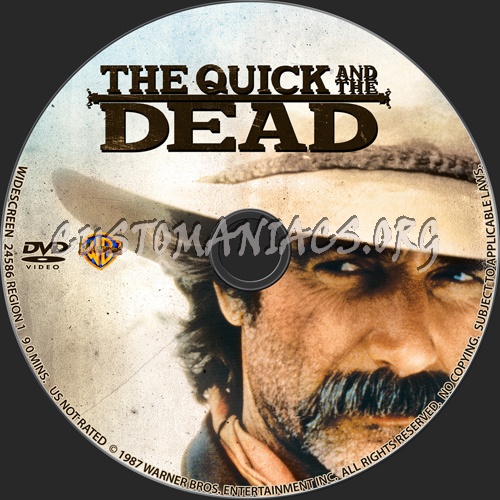 The Quick and the Dead dvd label