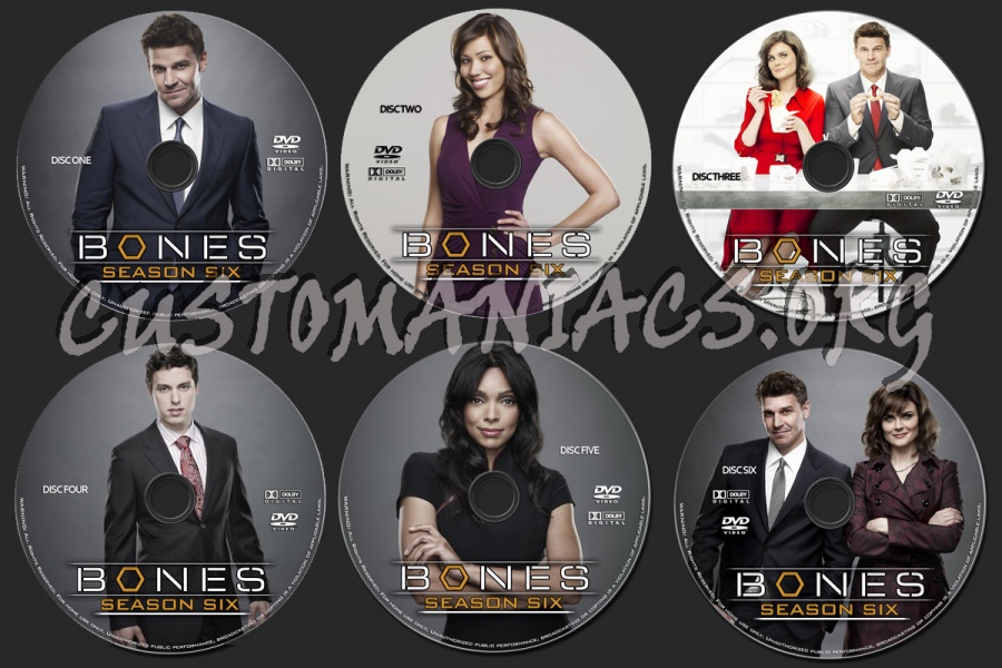 Bones - Season 6 dvd label