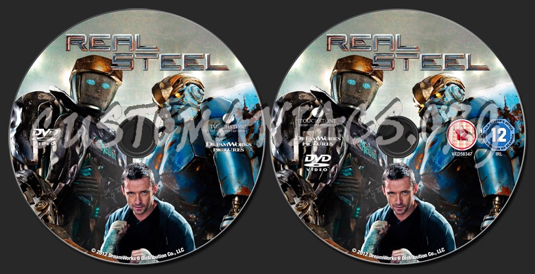 Real Steel dvd label