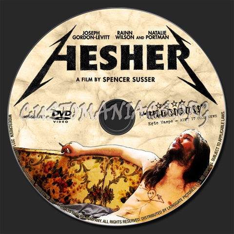 Hesher dvd label