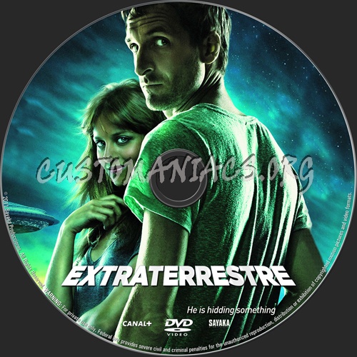 Extraterrestre dvd label