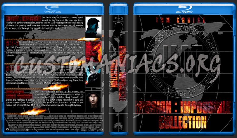 Mission Impossible Collection blu-ray cover