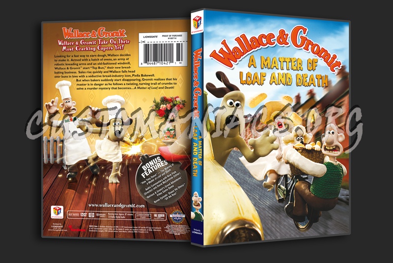 Wallace & Gromit A Matter of Loaf and Death dvd cover