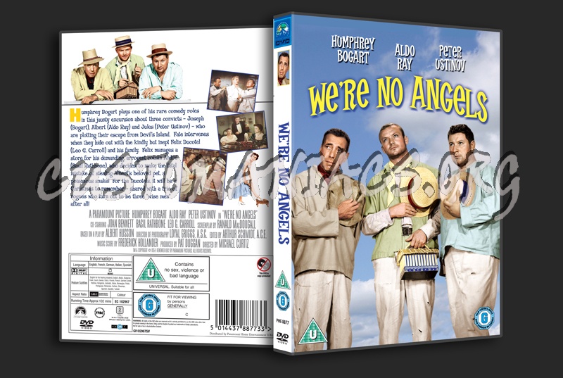 We're No Angels (1954) dvd cover