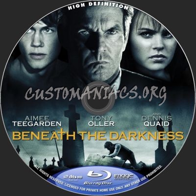 Beneath The Darkness blu-ray label