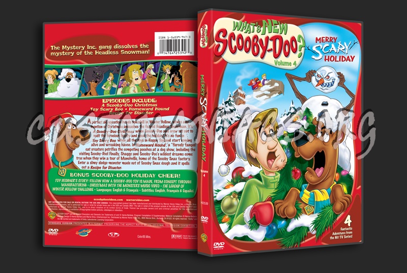 What's New Scooby-Doo Merry Scary Holiday Volume 4 dvd cover