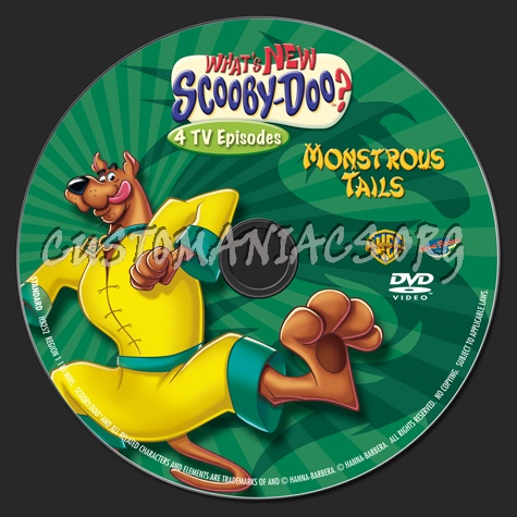 What's New Scooby-Doo Monstrous Trails Volume 10 dvd label