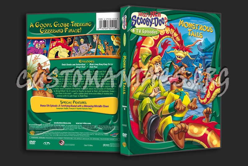 What's New Scooby-Doo Monstrous Trails Volume 10 dvd cover