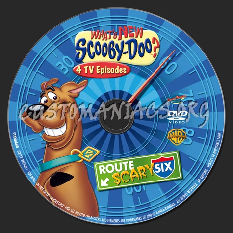 What's New Scooby-Doo Route Scary Six Volume 9 dvd label